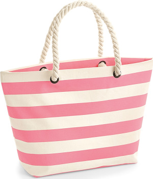 Westford Mill - Beach Bag "Boardwalk" (natural/pink)
