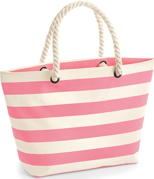 Westford Mill - Strandtasche "Boardwalk" (natural/pink)