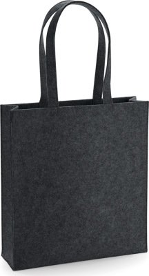 BagBase - Filz Tasche (charcoal melange)