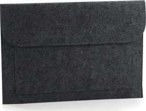 BagBase - Felt Laptop Bag (charcoal melange)