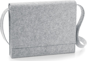 BagBase - Filz Messenger Tasche (grey melange)