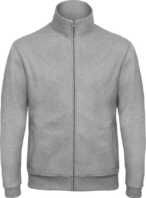 B&C - ID.206 50/50 Full Zip Sweat Unisex (heather grey)