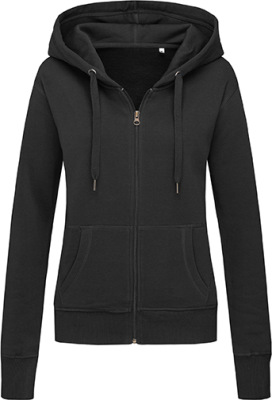 Stedman - Ladies' Active Hooded Sweat Jacket (black opal)