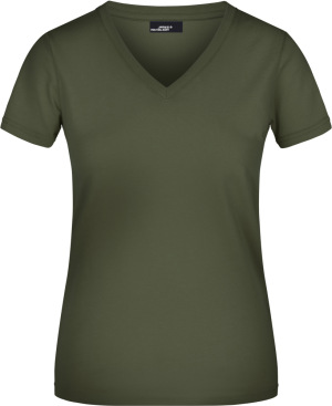 James & Nicholson - Ladies V-T (Olive)