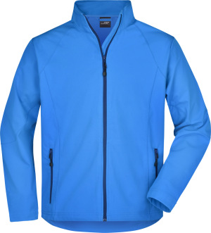 James & Nicholson - Herren 3-Lagen Softshell Jacke (azure)