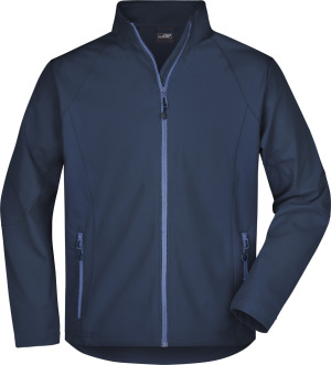 James & Nicholson - Herren 3-Lagen Softshell Jacke (navy)