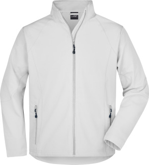 James & Nicholson - Herren 3-Lagen Softshell Jacke (off white)