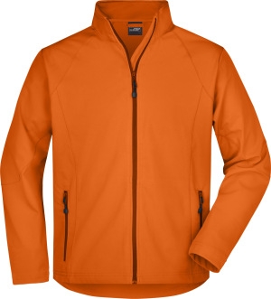 James & Nicholson - Herren 3-Lagen Softshell Jacke (orange)