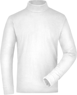 James & Nicholson - Rollkragen Shirt (white)