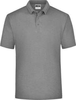 James & Nicholson - Polo-Piqué Heavy (Grey Heather)