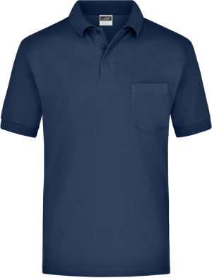 James & Nicholson - Polo-Piqué Pocket (Navy)