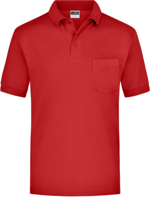 James & Nicholson - Polo-Piqué Pocket (Red)