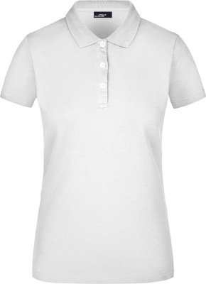 James & Nicholson - Ladies' Elastic Piqué Polo (White)