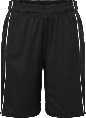 James & Nicholson - Basic Team Shorts Junior (Black/White)