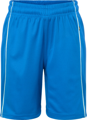 James & Nicholson - Basic Team Shorts Junior (Royal/White)