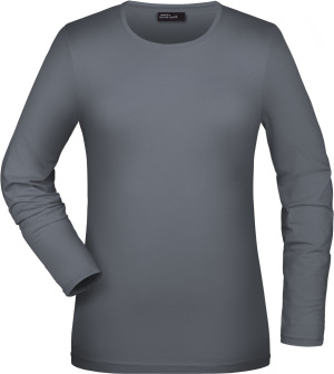 James & Nicholson - Tangy-T Long-Sleeved (Mid-Grey)