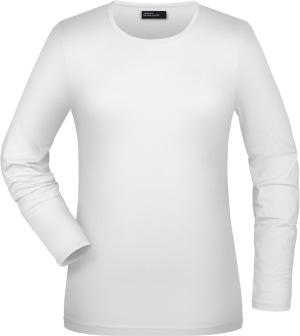 James & Nicholson - Tangy-T Long-Sleeved (White)