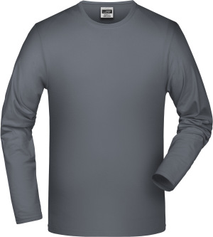 James & Nicholson - Elastic-T Long-Sleeved (Mid-Grey)