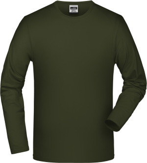 James & Nicholson - Elastic-T Long-Sleeved (Olive)