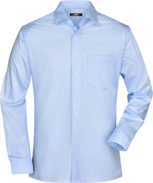 James & Nicholson - Men's Business Shirt Long-Sleeved (Light Blue)