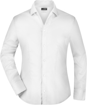 James & Nicholson - Ladies' Business Blouse Long-Sleeved (White)