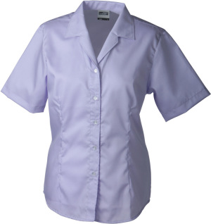 James & Nicholson - Ladies' Business Blouse Short-Sleeved (Lilac)