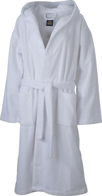 Myrtle Beach - Functional Bath Robe Hooded (White)