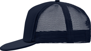 Myrtle Beach - 5 Panel Mesh Kappe mit flachem Schild (navy/navy)