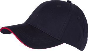 Myrtle Beach - 6 Panel Sandwich Kappe (navy/red)