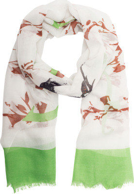Myrtle Beach - Traditional Scarf (green/brown)