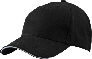 Myrtle Beach - 5 Panel Sandwich Kappe (black/light grey)