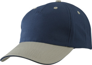 Myrtle Beach - 5 Panel Sandwich Kappe (navy/beige/navy)