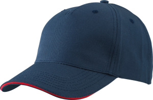 Myrtle Beach - 5 Panel Sandwich Kappe (navy/red)