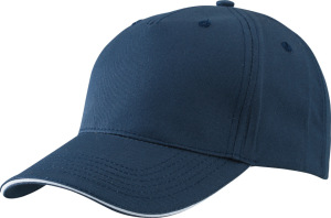 Myrtle Beach - 5 Panel Sandwich Kappe (navy/white)