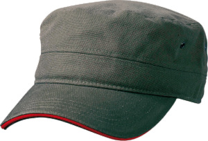 Myrtle Beach - Military Sandwich Cap (olive/red)