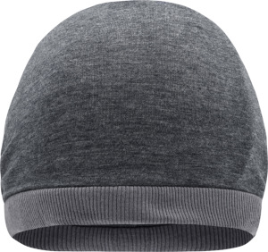 Myrtle Beach - Heather Summer Beanie (Black Melange/Dark Grey)