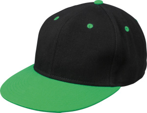 Myrtle Beach - Flatpeak Drift Cap (black/fern-green)
