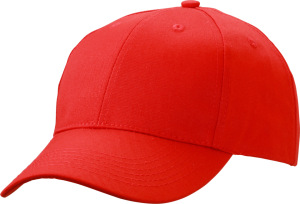 Myrtle Beach - 6-Panel Workwear Kappe (red)