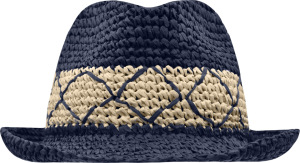 Myrtle Beach - Flexible Hat (navy/straw)