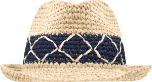 Myrtle Beach - Flexible Hat (straw/navy)