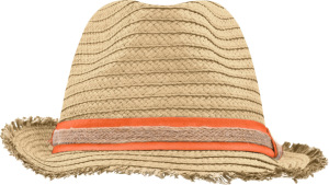 Myrtle Beach - Summer Hat (straw/orange)