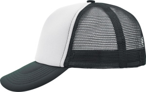 Myrtle Beach - 5-Panel Polyester Mesh Cap (White/Graphite)