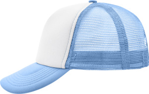 Myrtle Beach - 5-Panel Polyester Mesh Cap (White/Light Blue)