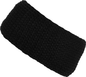 Myrtle Beach - Fine Crocheted Headband (black)