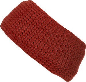 Myrtle Beach - Fine Crocheted Headband (burnt orange)