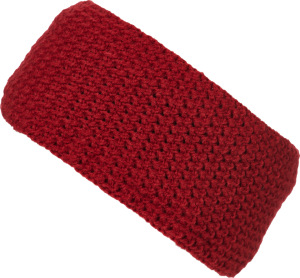 Myrtle Beach - Fine Crocheted Headband (red)