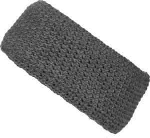 Myrtle Beach - Fine Crocheted Headband (silver melange)