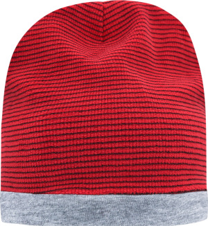 Myrtle Beach - Fleece Mütze (red/grey heather)