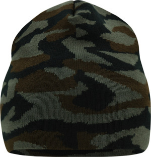 Myrtle Beach - Camouflage Beanie (olive brown)