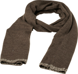 Myrtle Beach - Traditional Scarf (brown melange/beige)